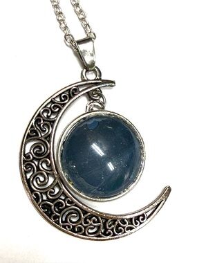 Snap Moon pendant handmade 20mm snap SN20